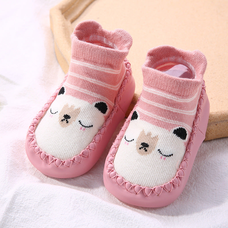 Baby Breathable Sock Shoes – Non-Slip Soft Sole Walking Socks for Infants & Toddlers
