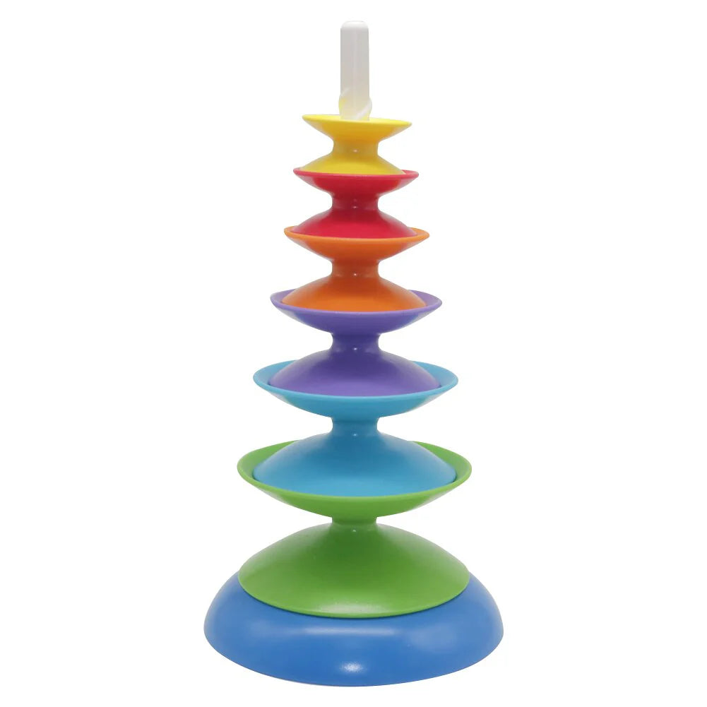 Rainbow Spin Stacker – Colourful Learning Fun