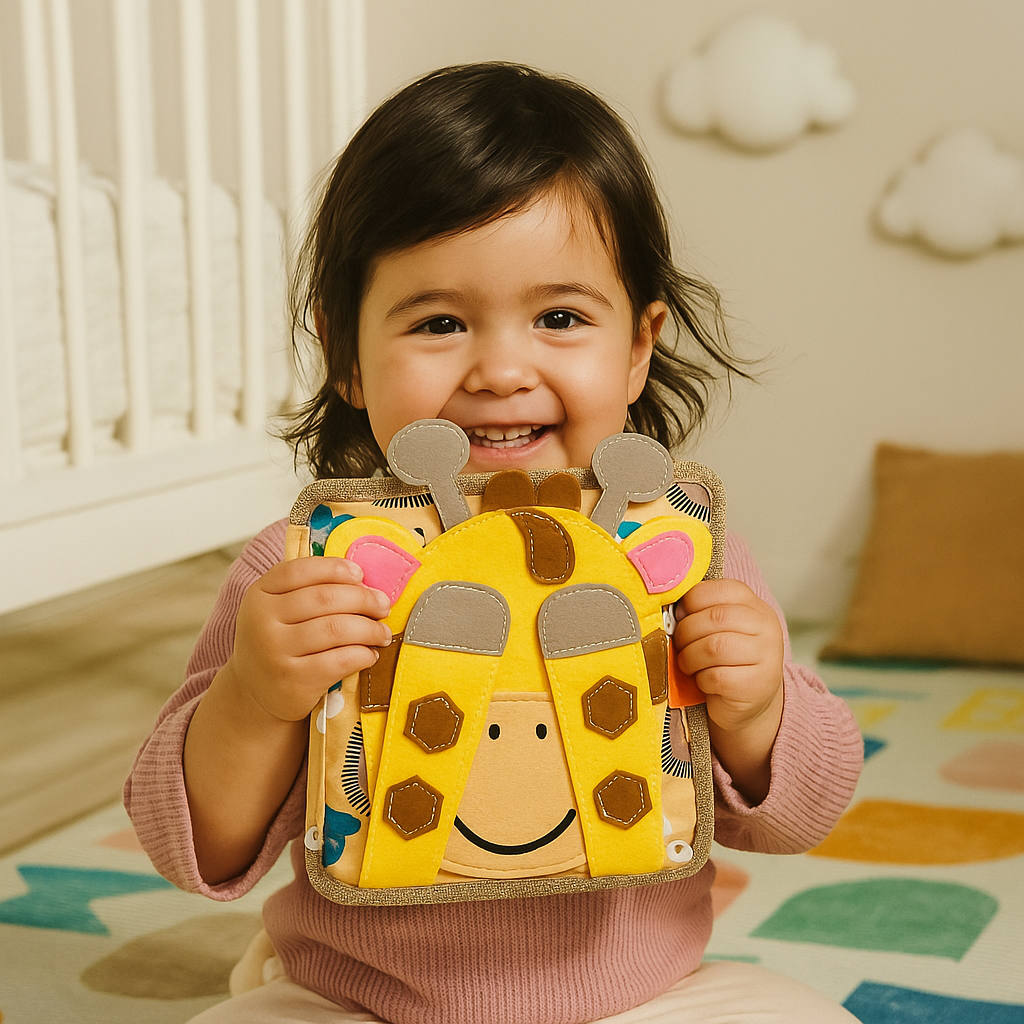 Montessori Sensory Giraffe Story Book