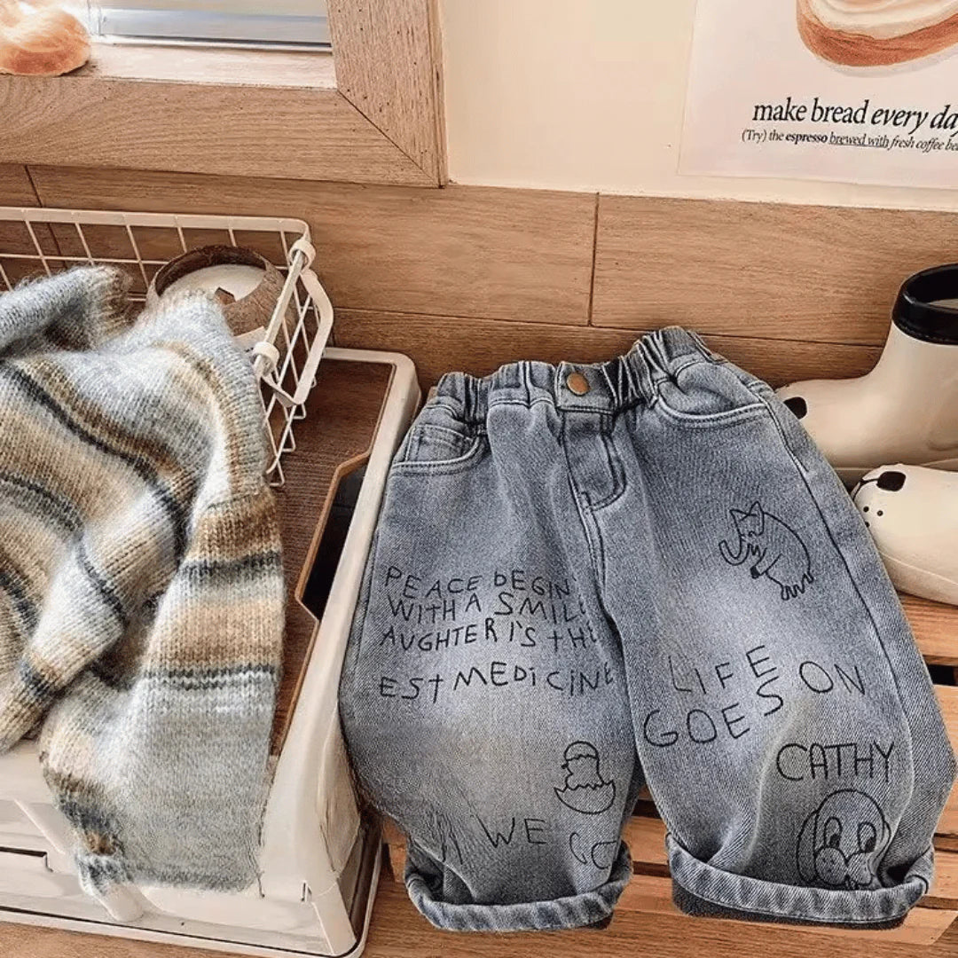 Classic Fit Kids Denim Jeans