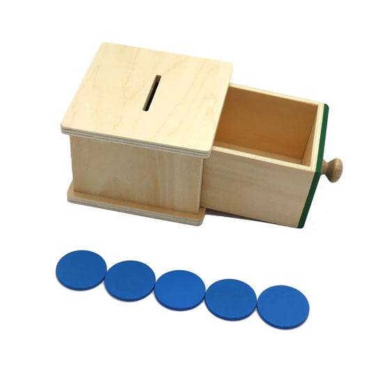 Woods Montessori Coin Game – Promote Fine Motor Skills and Precision