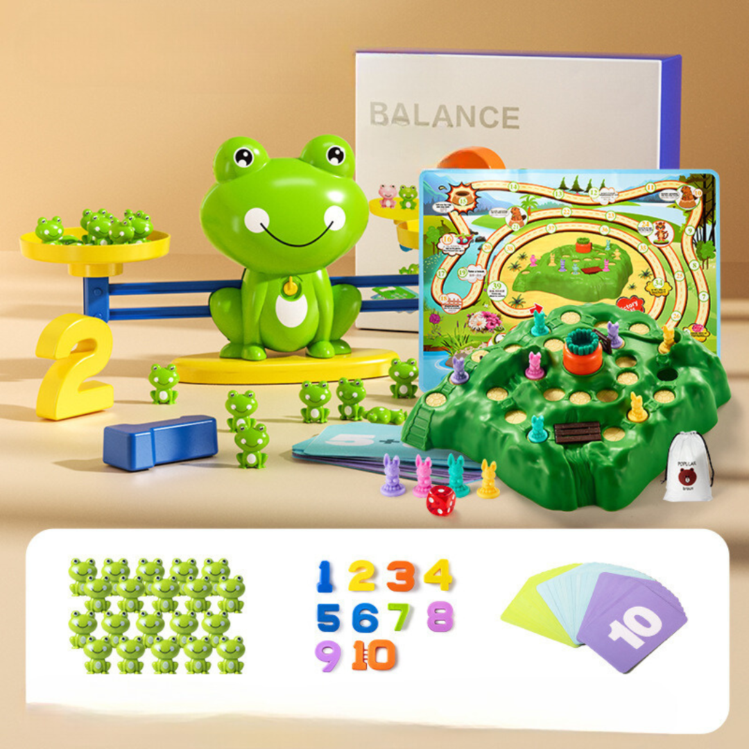 Mathematic Frog Balance Game