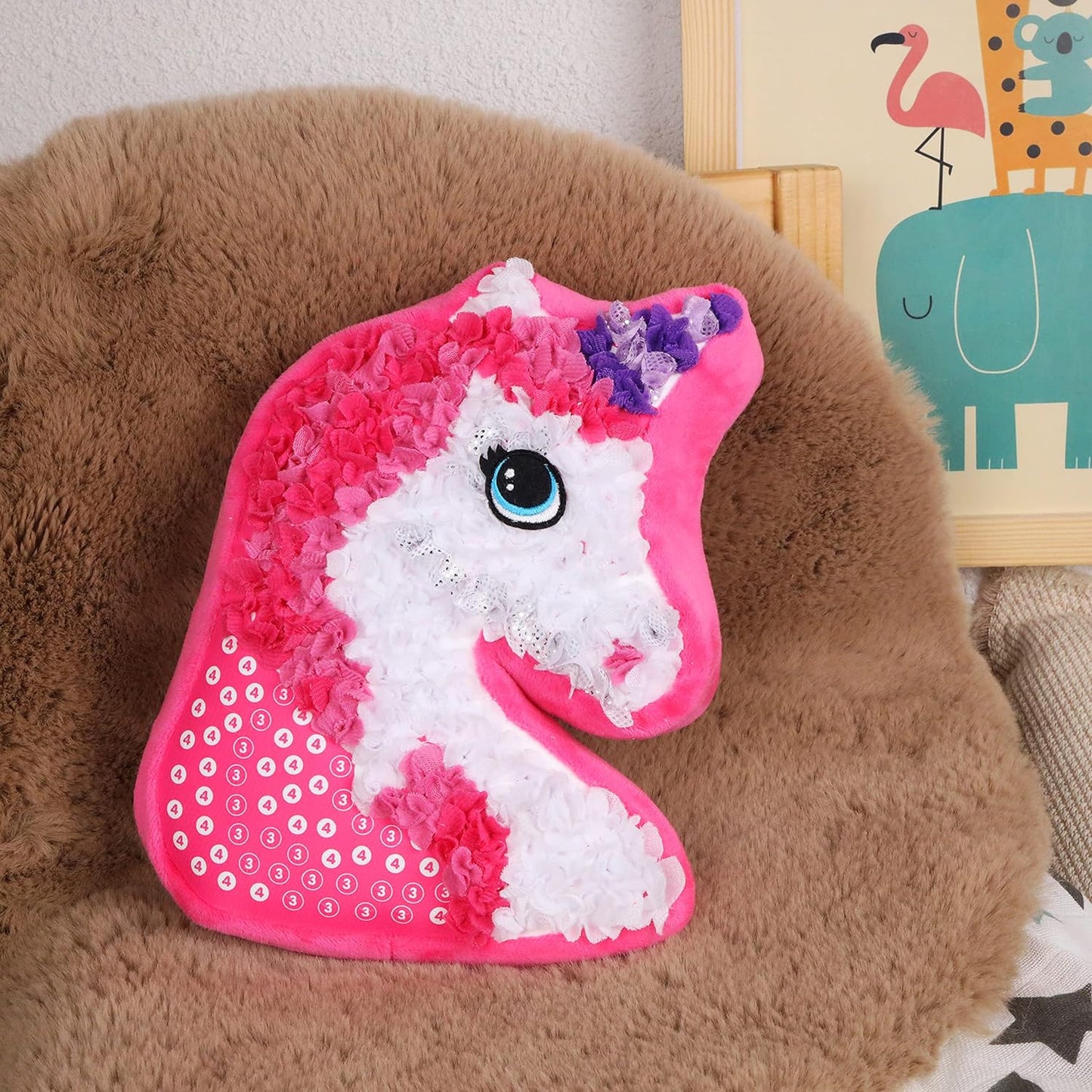 Magical Unicorn Plush Cushion Kit