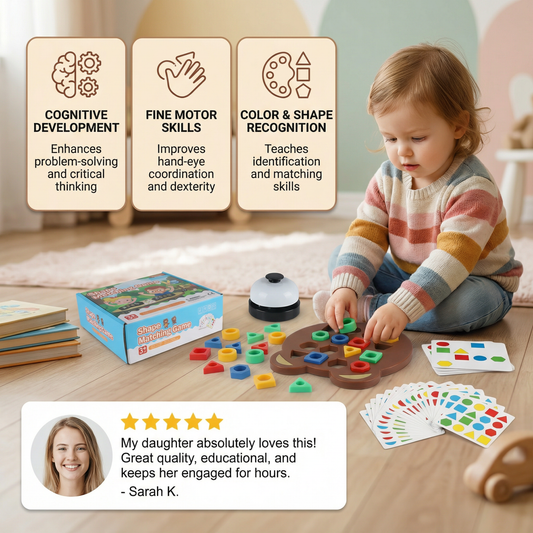 Color & Shape Matching Game for Kids – Interactive Learning Toy
