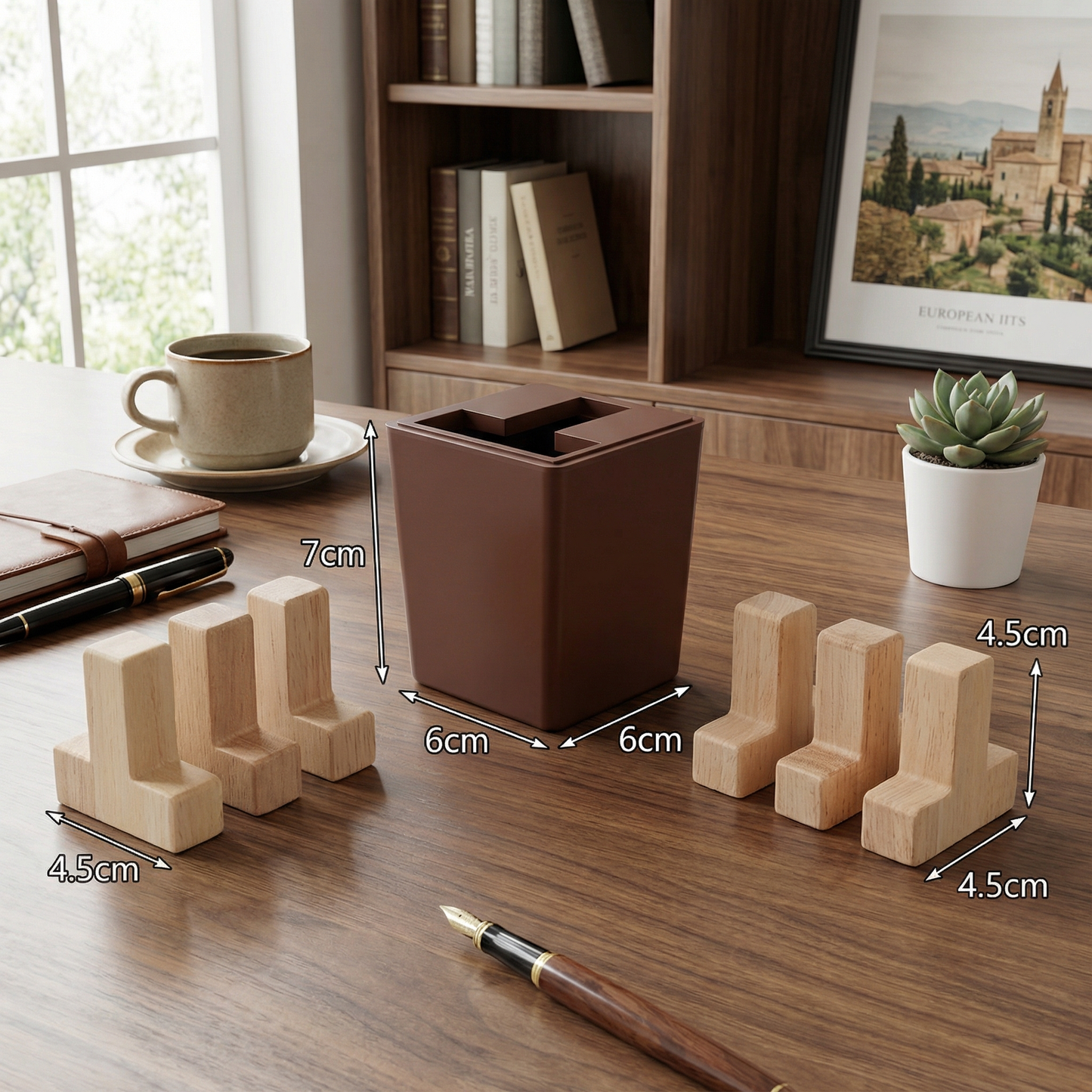 3D Wooden Logic Puzzle & Shape Challenge