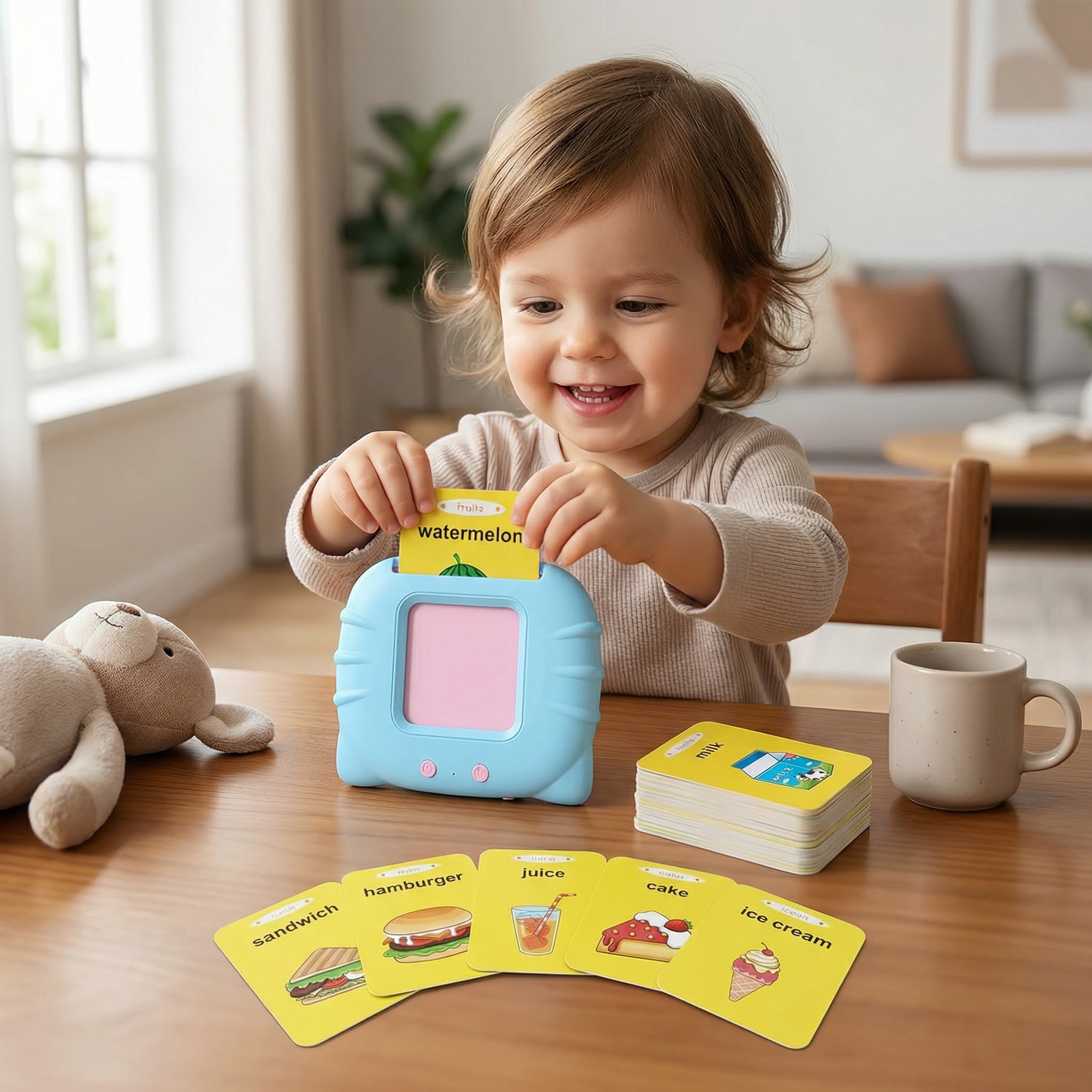 Talking English Flash Cards – Interactive Learning Game for Kids