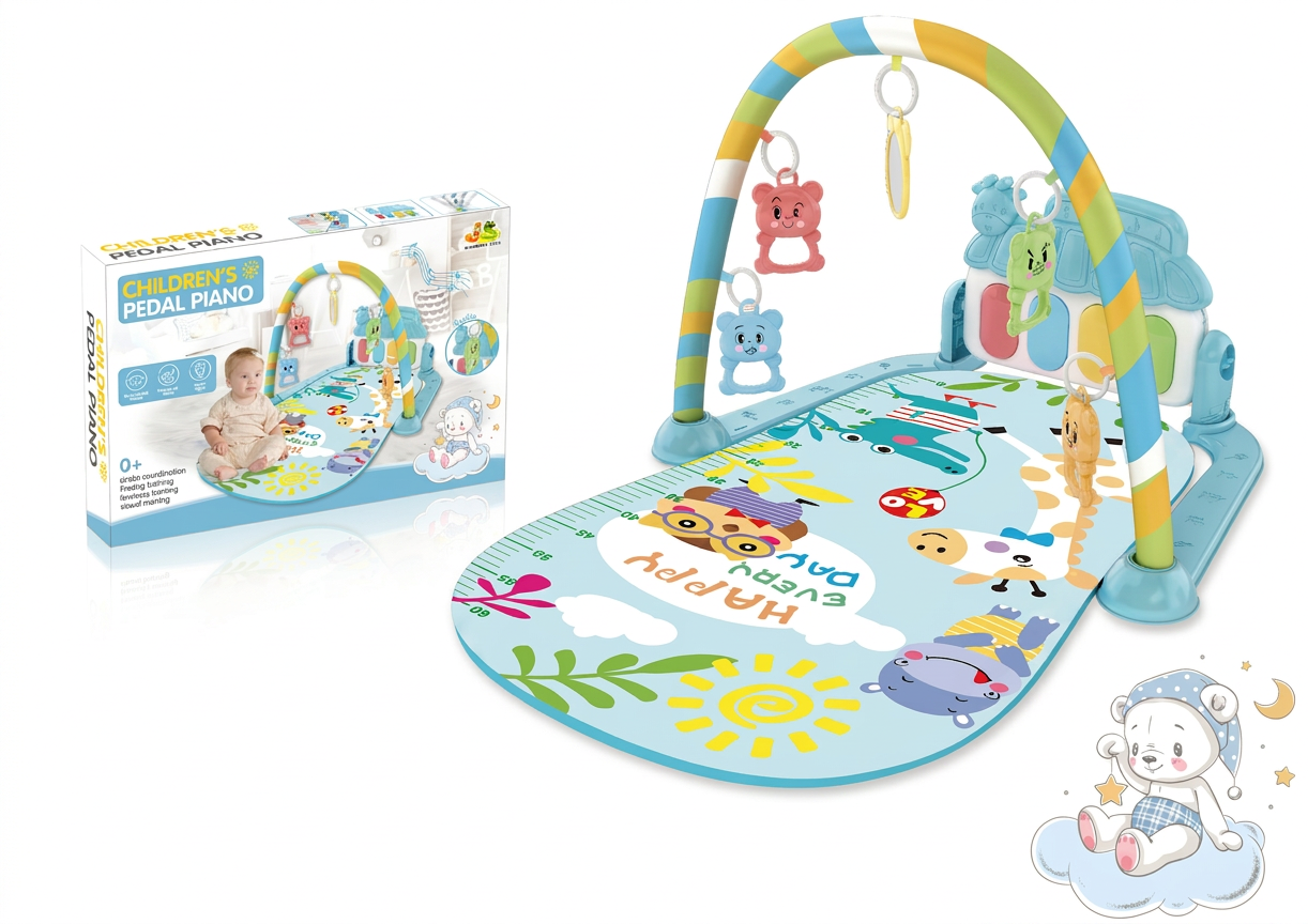 Musical Baby Pedal Piano for Limbs Coordination and Visual & Auditory Training