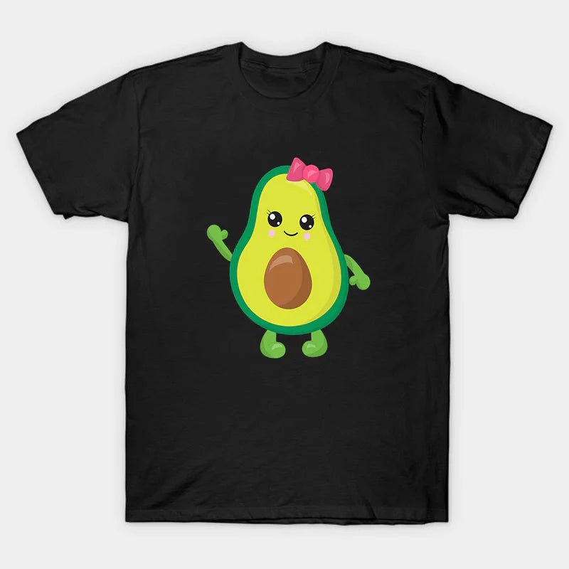 Matching Family Avocado T-Shirt - Black