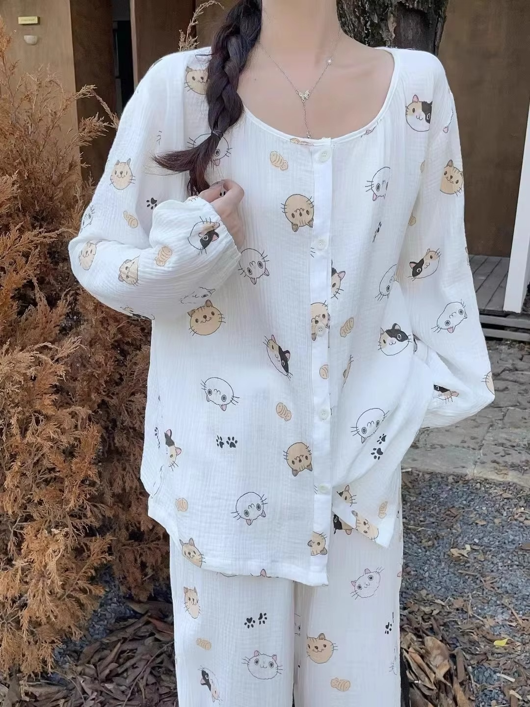 Breathable Linen Sleep Set