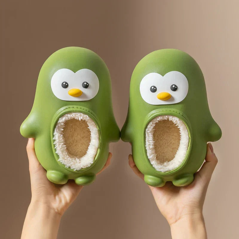Cozy Penguin Slippers for Kids