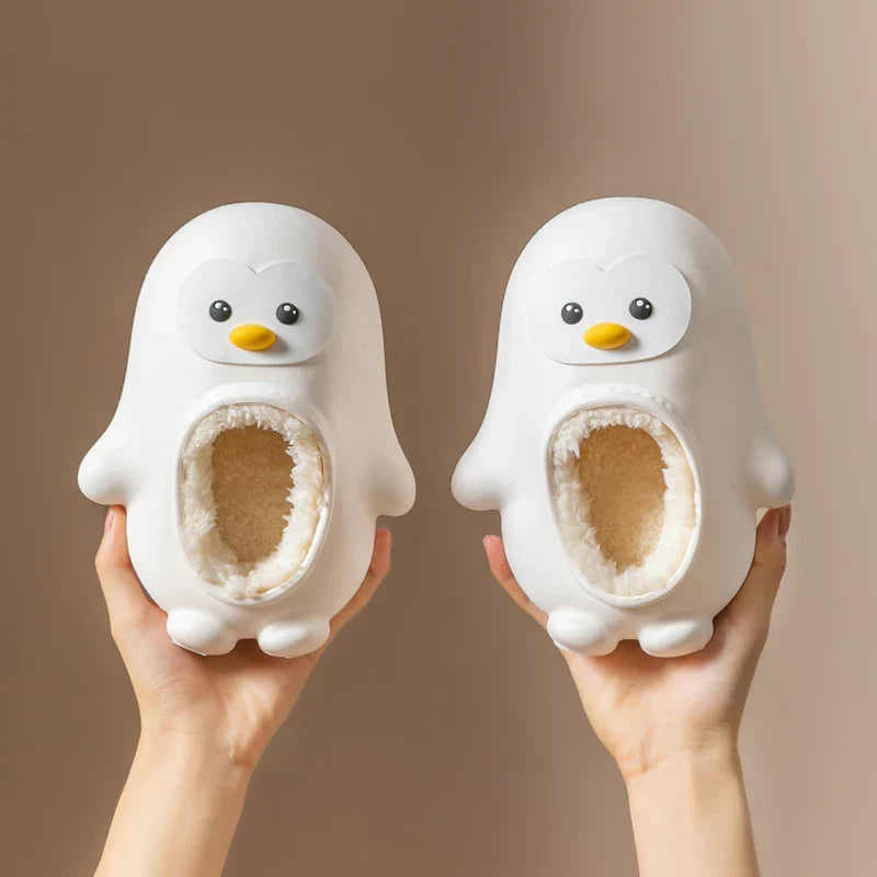 Cozy Penguin Slippers for Kids