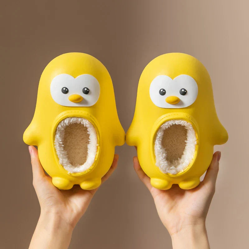 Cozy Penguin Slippers for Kids