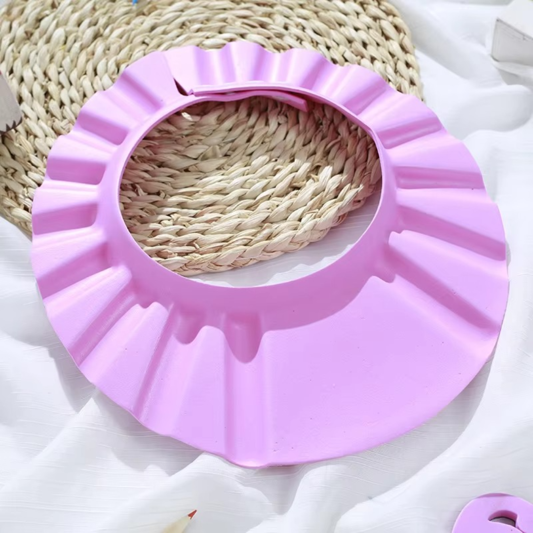 Baby water ear and face protection for bathing and showering