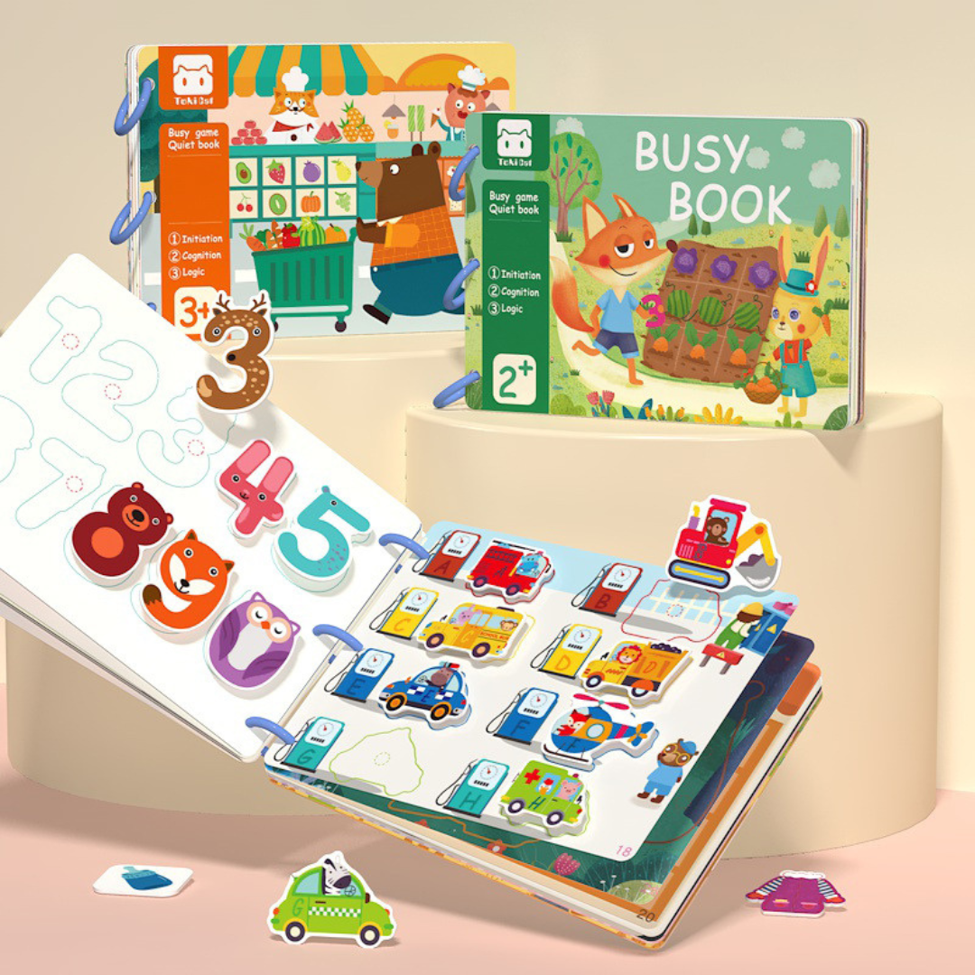 Sensory Montessori Busy Book