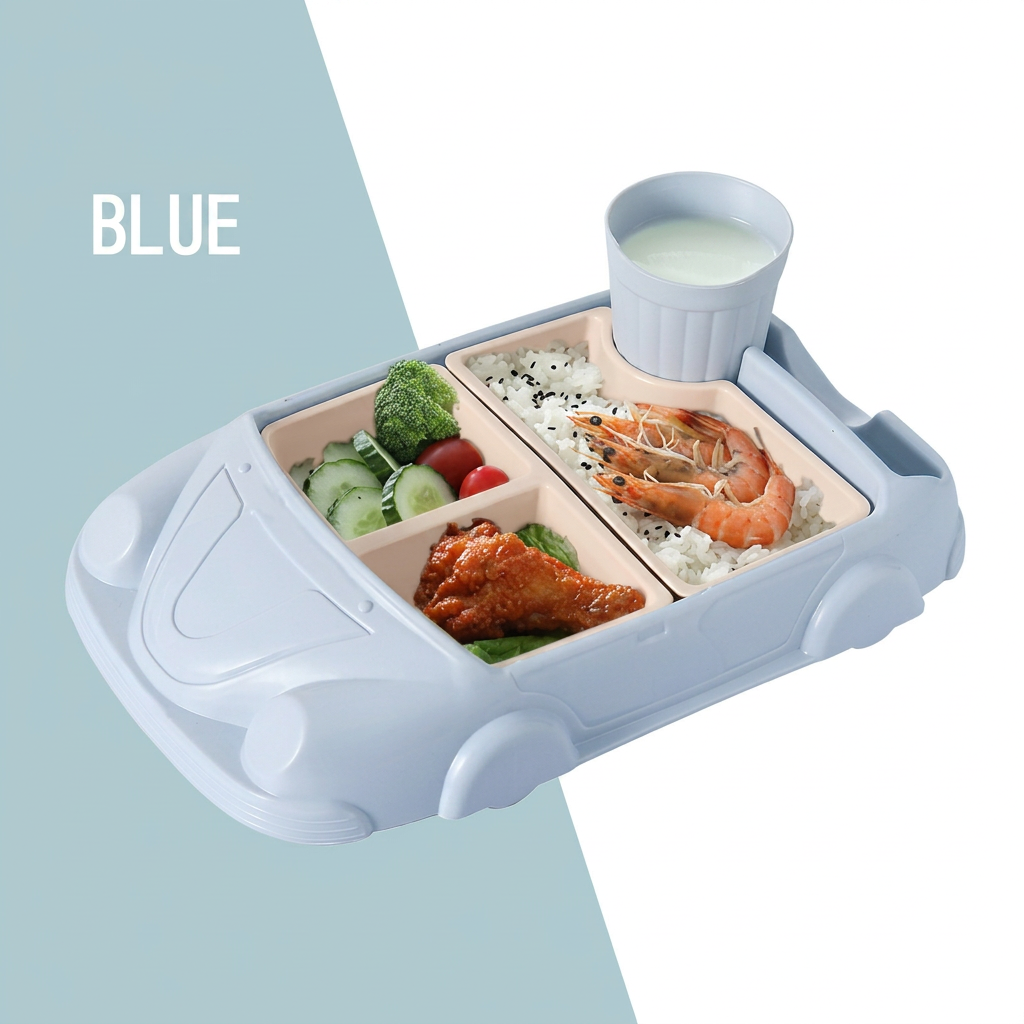 Kids Dinnerware Set in Car Design