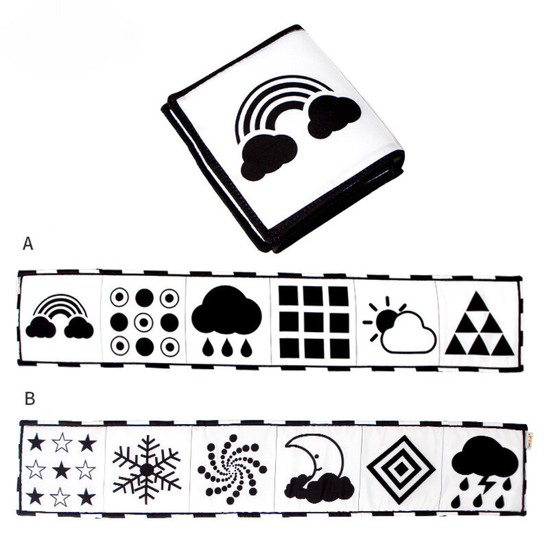 Contrast Book - Montessori Contrast Book for Newborns