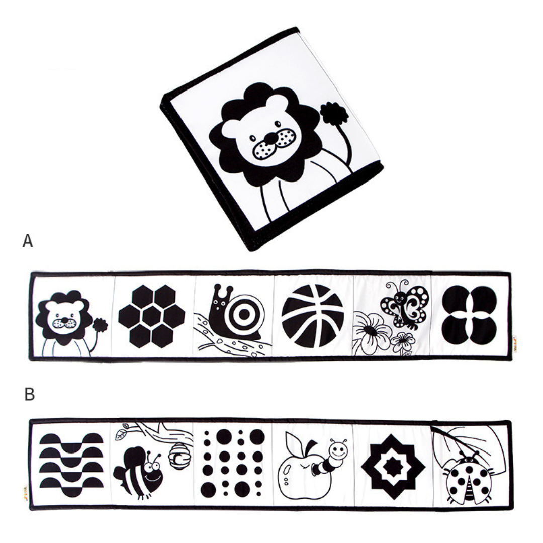 Contrast Book - Montessori Contrast Book for Newborns
