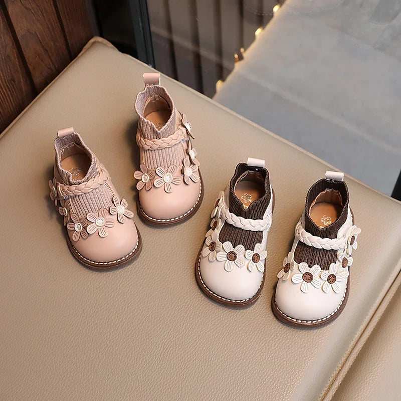 Floral Style Girls' Shoes