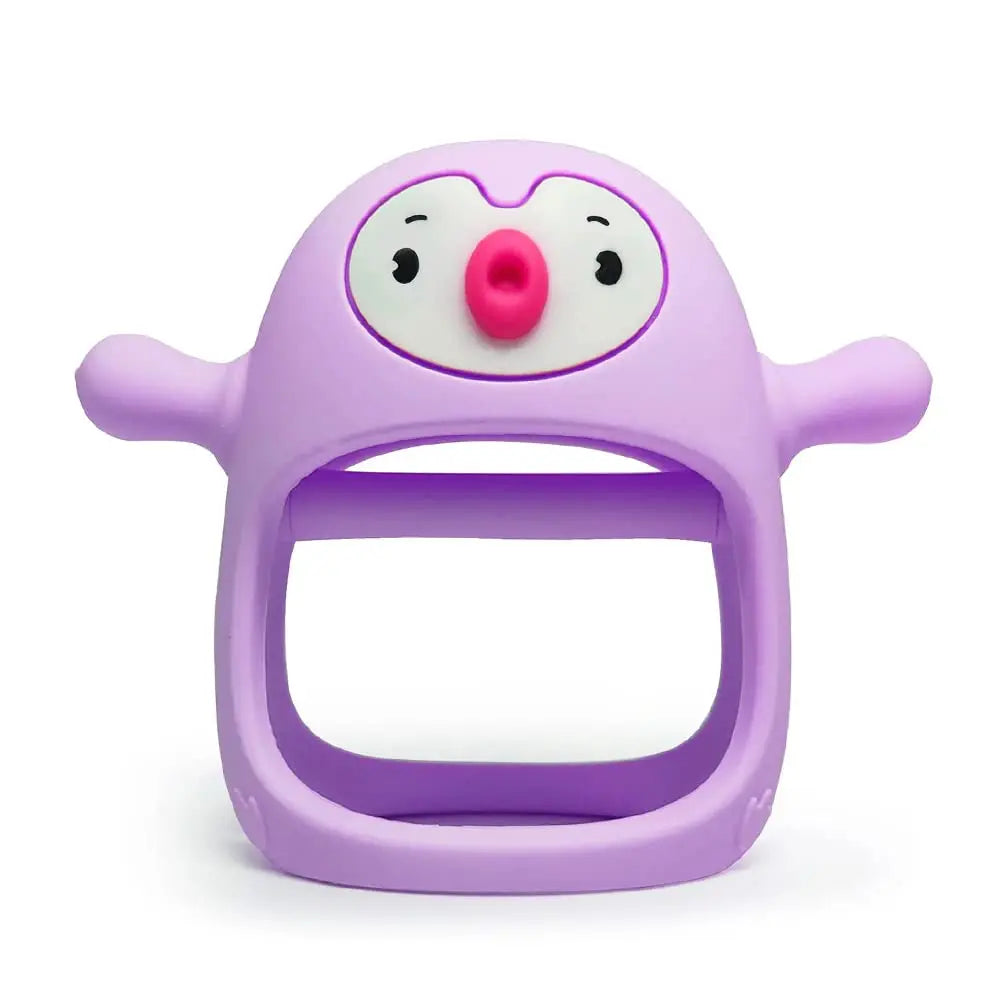 Cute Penguin Silicone Teething Ring