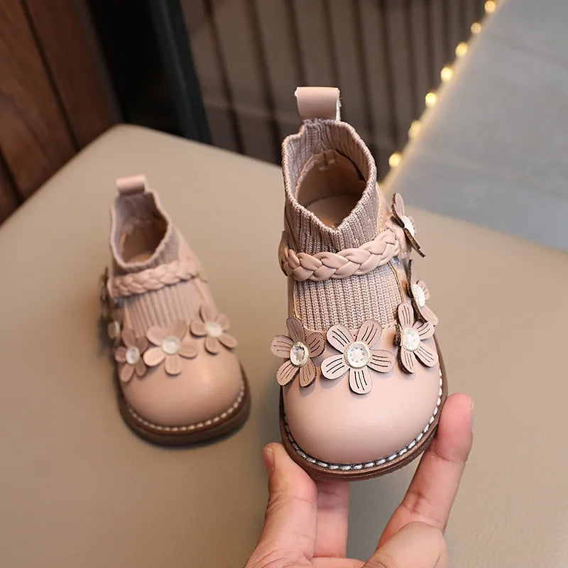 Floral Style Girls' Shoes