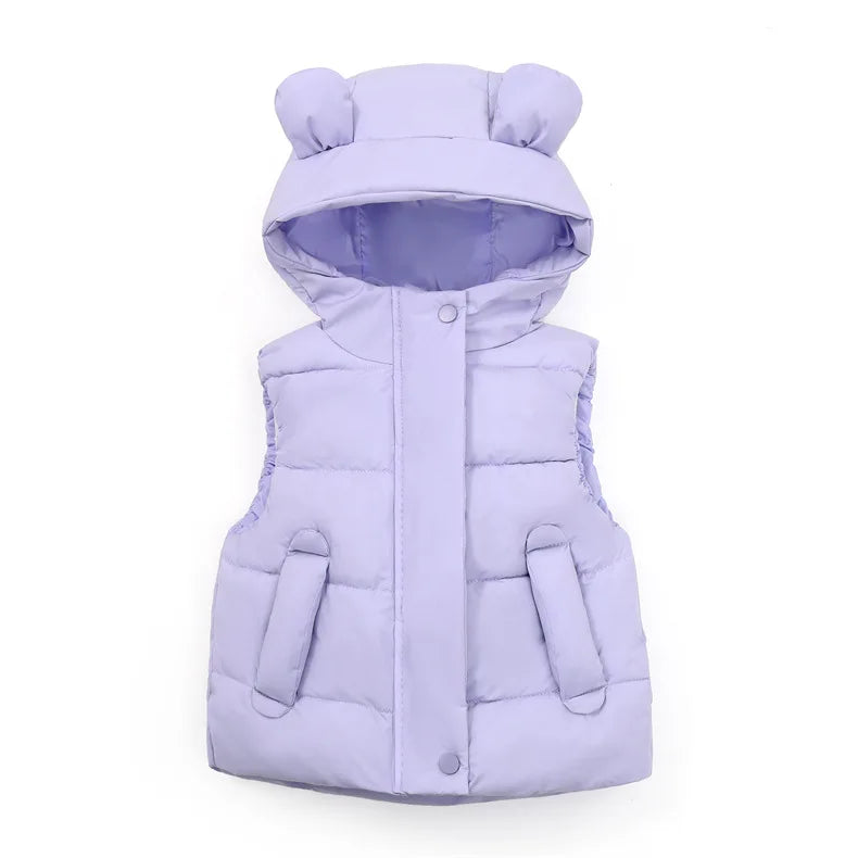 Cozy Winter Vest with Hood