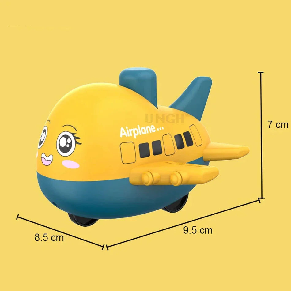 Push & Play Cartoon Airplane