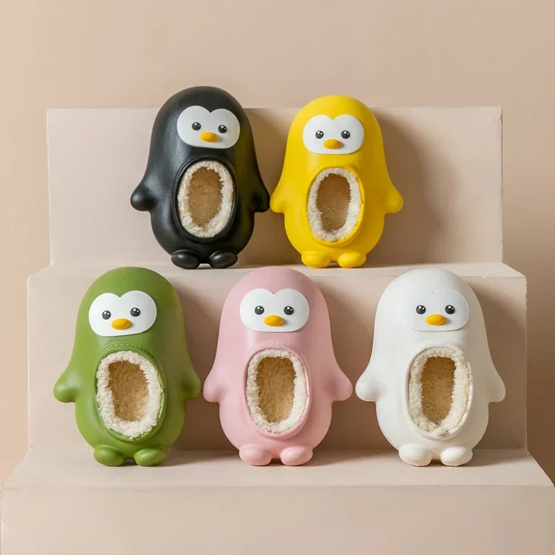 Cozy Penguin Slippers for Kids