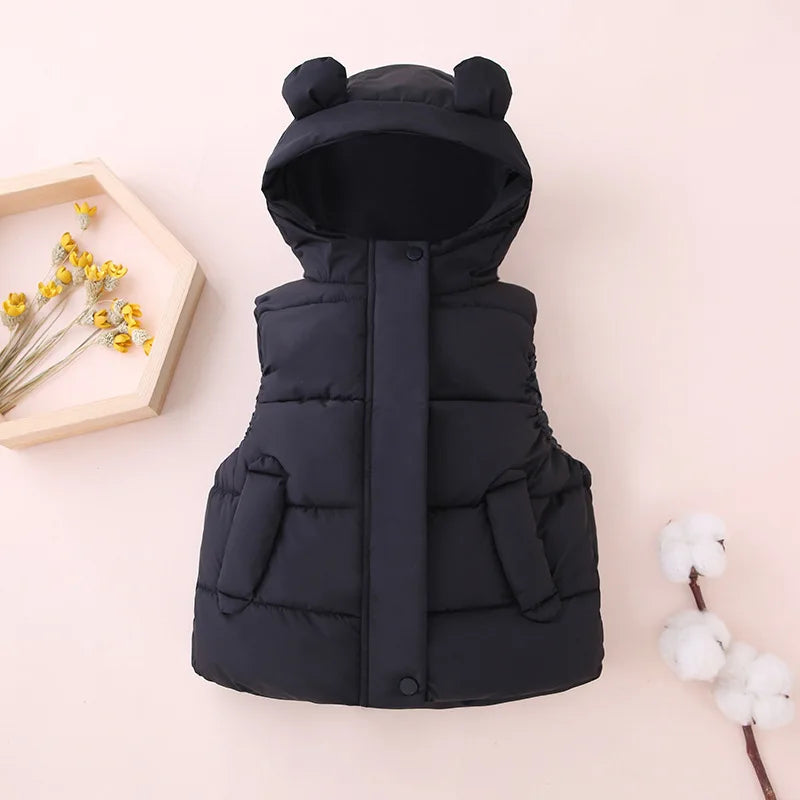 Cozy Winter Vest with Hood