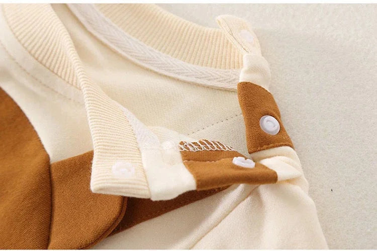 Snuggle Bear Baby Jumpsuit - Soft, Cozy, and Stylish