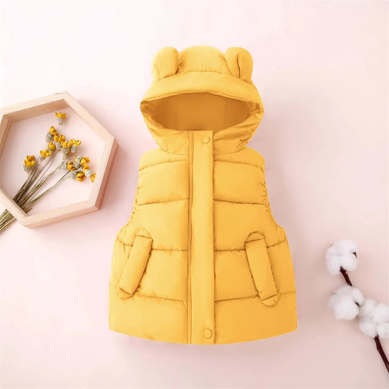 Cozy Winter Vest with Hood