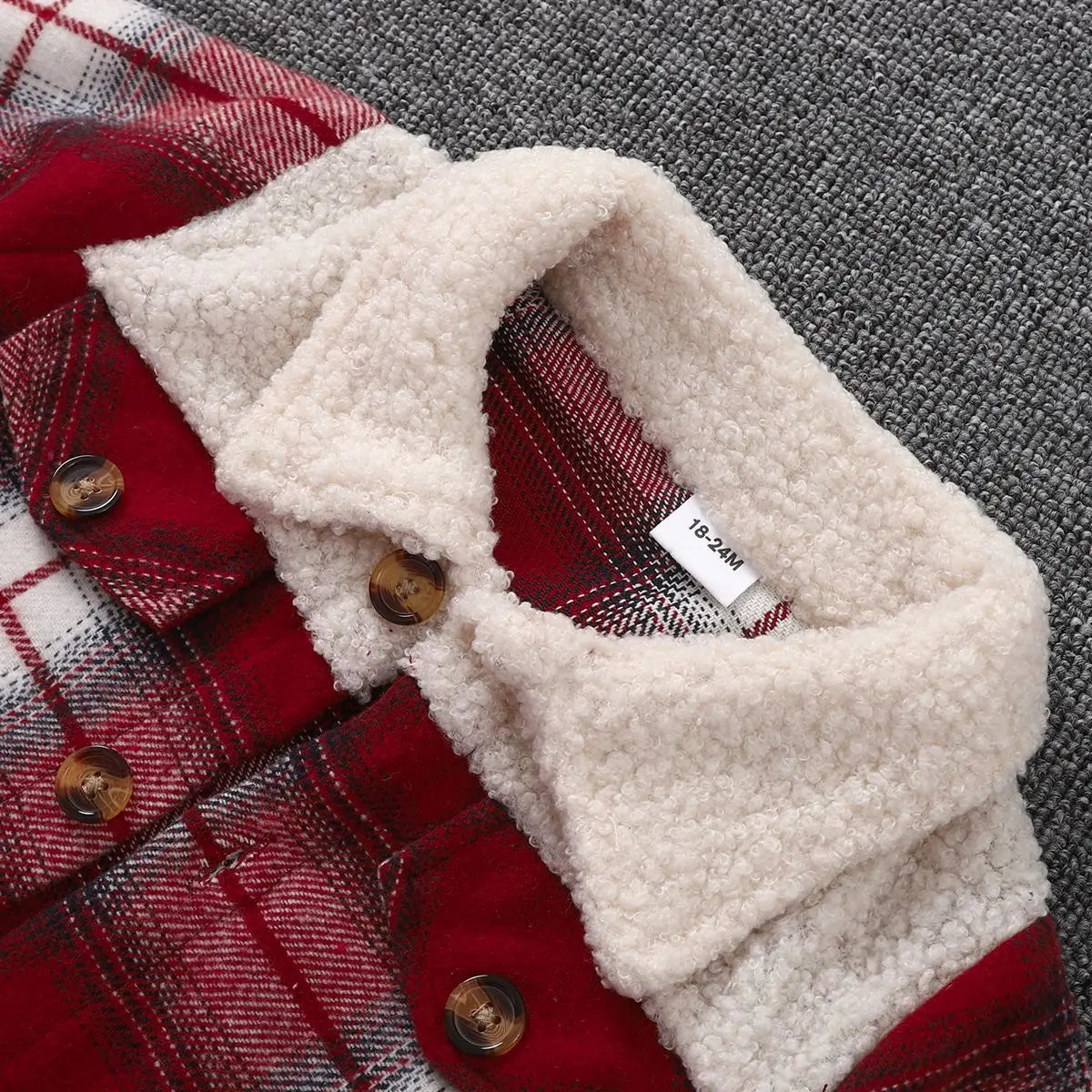 Plaid Warmth Kids Jacket