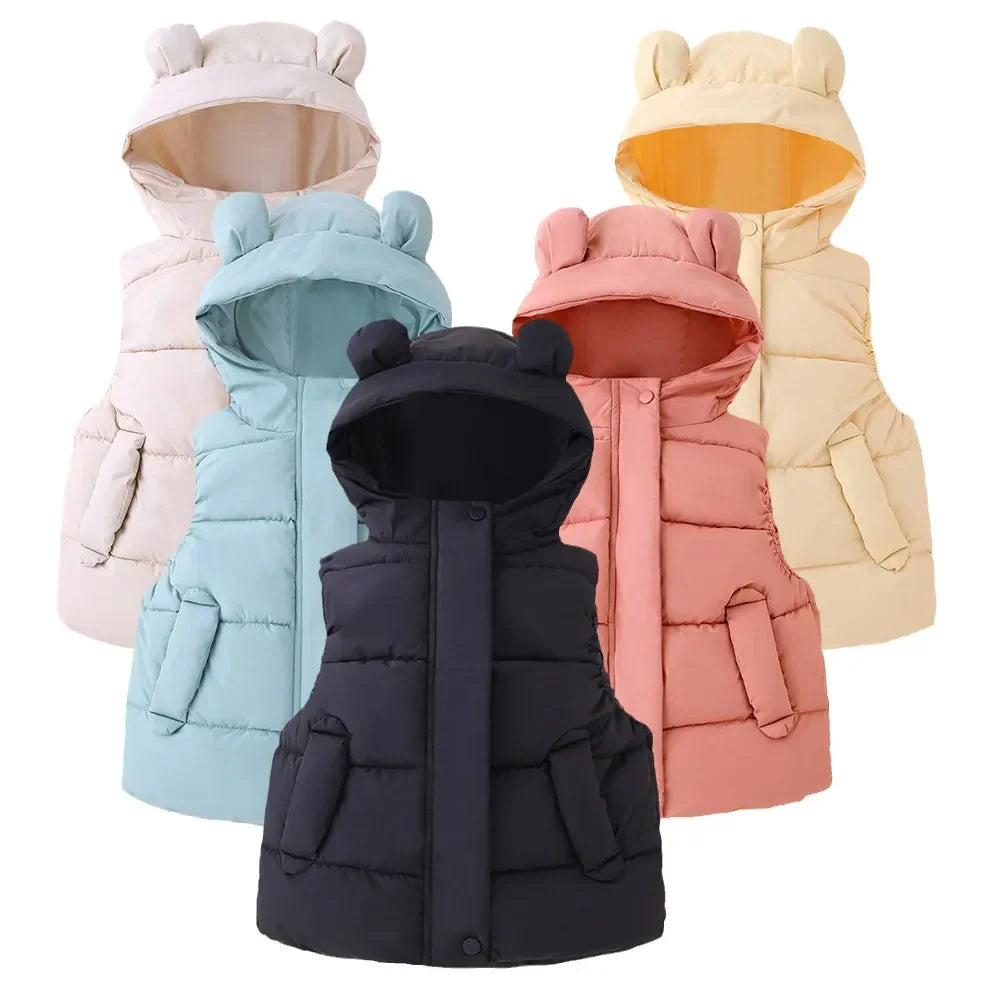 Cozy Winter Vest with Hood