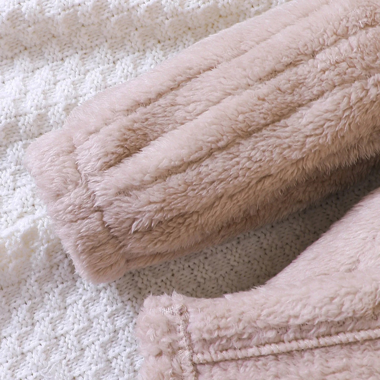 FrostCharm Fleece-Lined Winter Coat for Girls