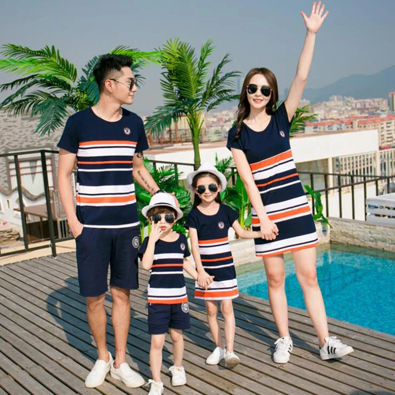 Coordinated Family Striped Set