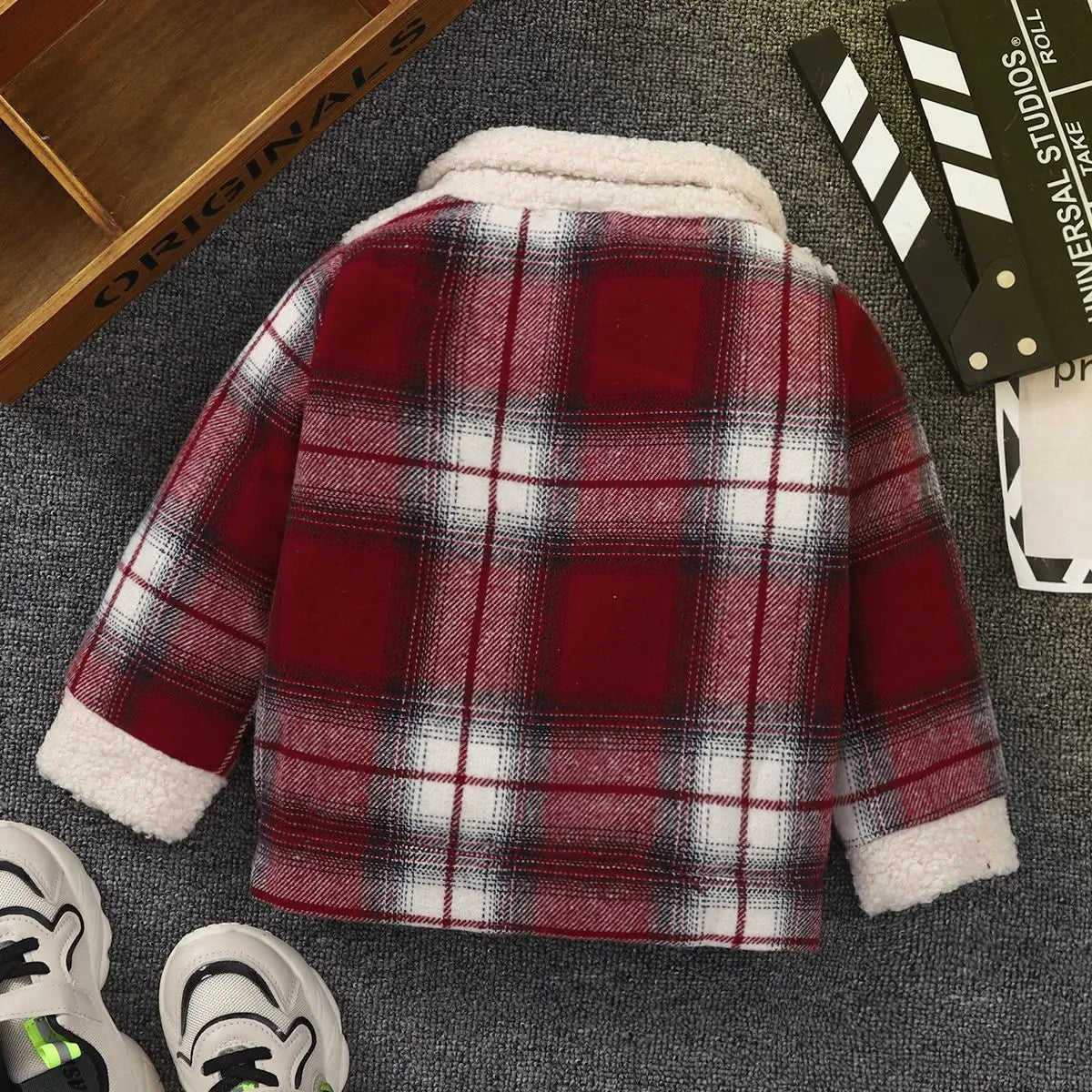 Plaid Warmth Kids Jacket