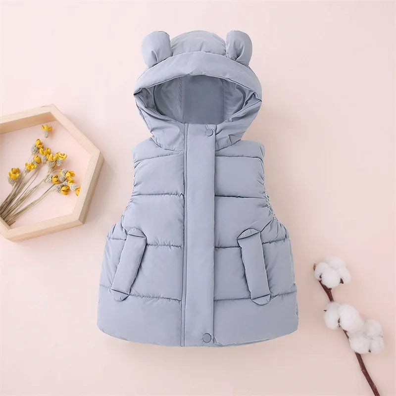 Cozy Winter Vest with Hood