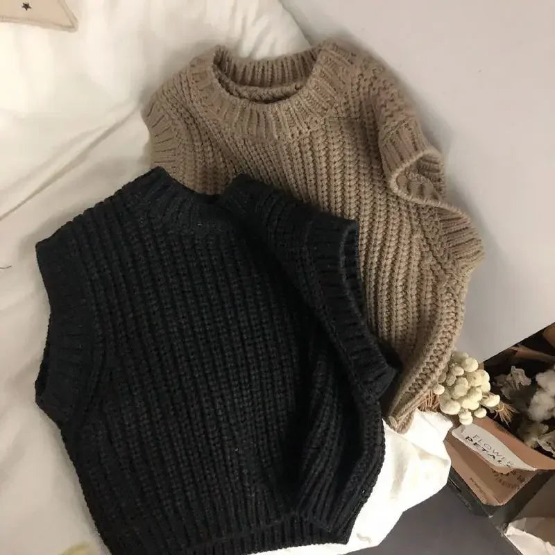 AutumnSnug Knit Vest