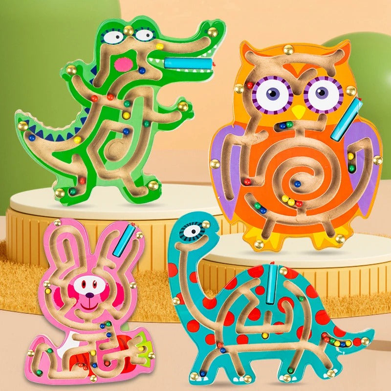 AnimalMaze - Montessori Magnetic Labyrinth Toy