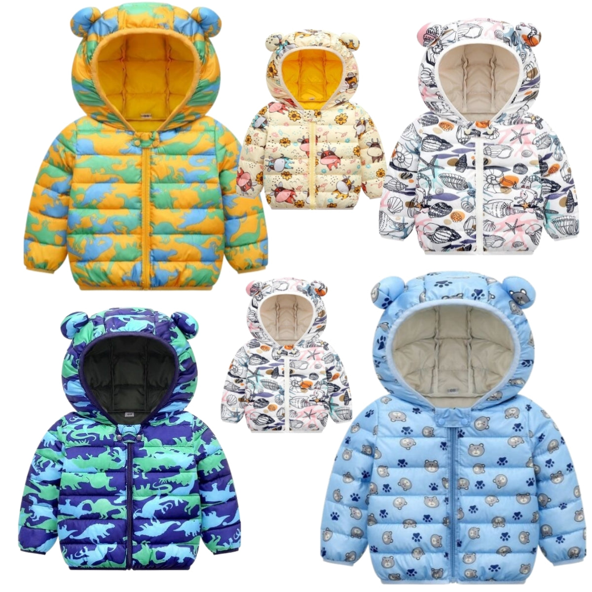 Spring Breeze - Polyester Toddler Jacket with Hood