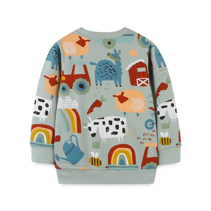 Cute Animal Design Sweater for Kids