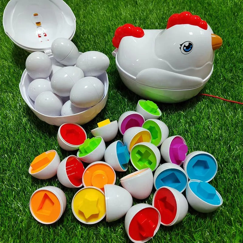 Montessori Shapes and Colors Chicken