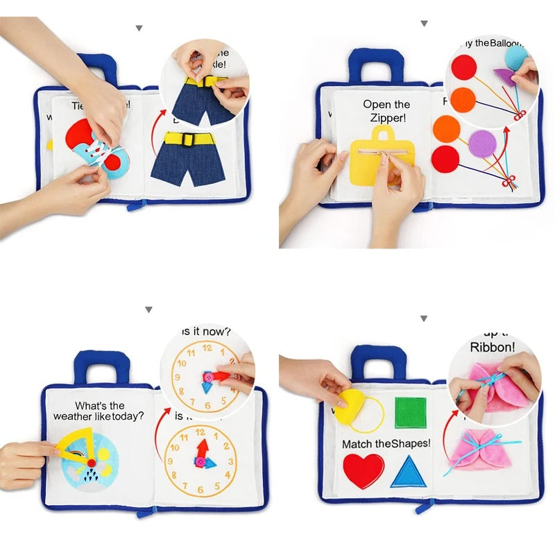 Montessori Learning Book for Children – Promoting Fine Motor Skills