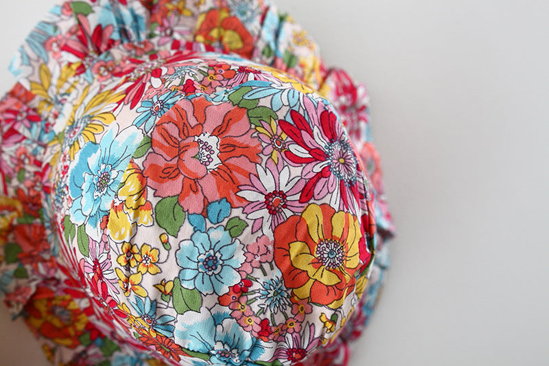 Floral Delight Dress & Hat Set
