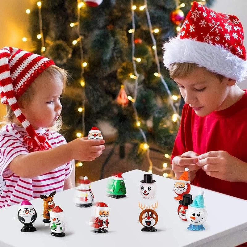 Wind-up christmas toy