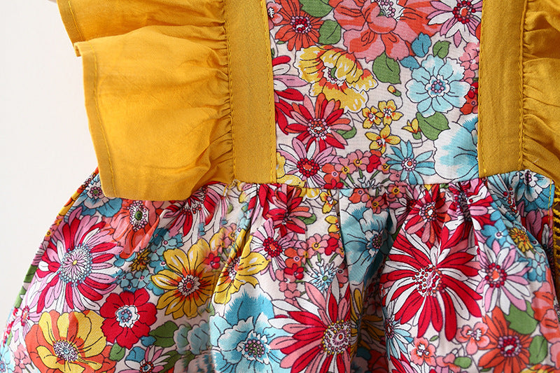 Floral Delight Dress & Hat Set
