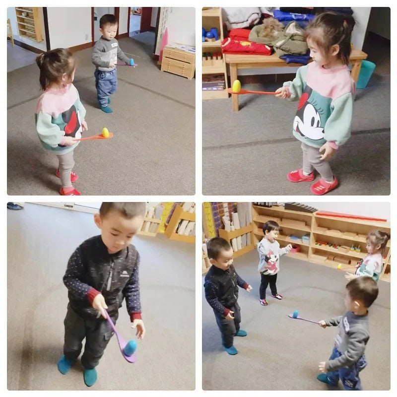 Montessori Wooden Color Spoons