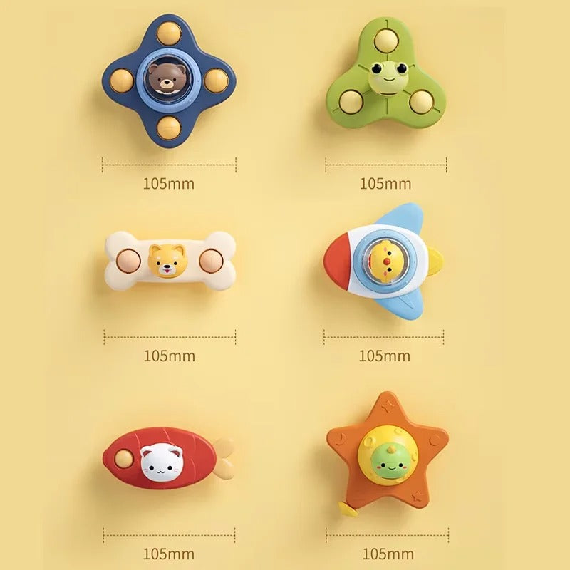 Montessori Suction Cup Spinner – Rotating Educational Toy