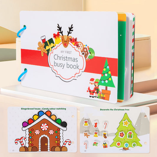 Montessori Christmas Busy Book