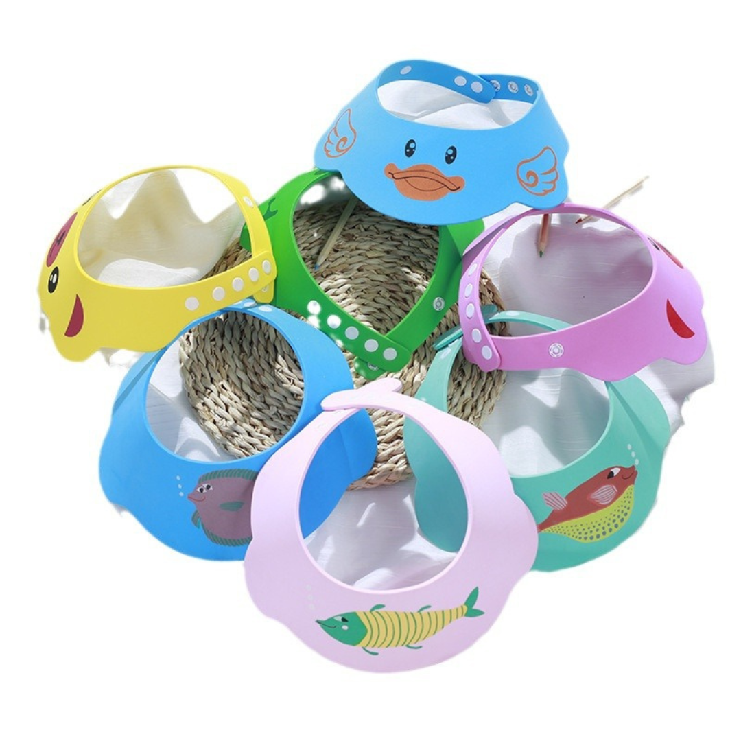 Baby water ear and face protection for bathing and showering