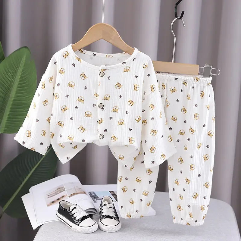 Breathable Linen Sleep Set